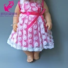 Кружевное платье для девочек, размер 43 см, 18 дюймов