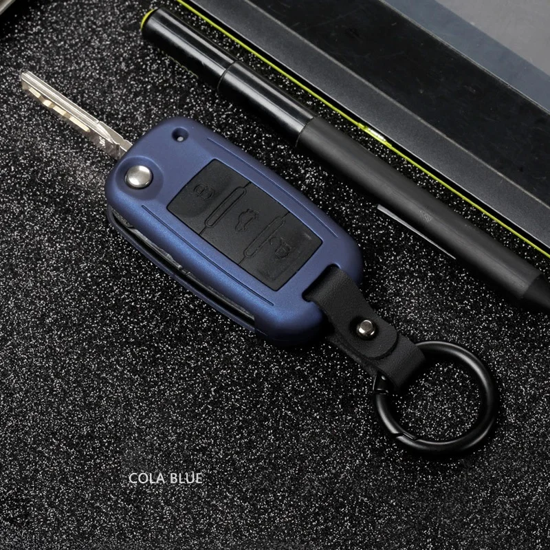 Автомобильные аксессуары из АБС-углеродного волокна чехол для ключей Volkswagen polo