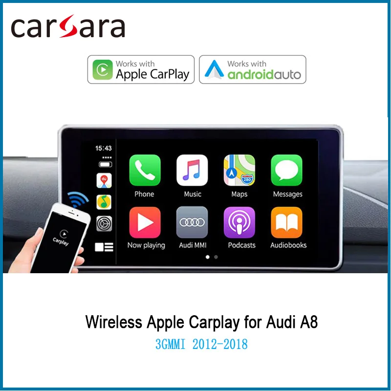 Billig Freies Drahtlose Carplay App Decoder Für Au Di A8 MuItimedia Interface CarPlay & Android Auto Nachrüstsatz
