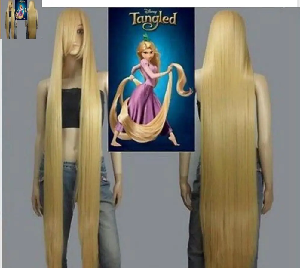 Волнистый парик блонд для косплея длинный 150 см |