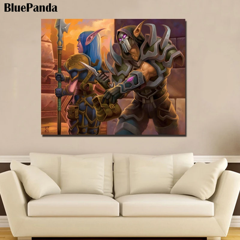 Women Warriors Picture Wall Art Warcraftes World Pickpocket HD Prints Canvas Painting Background Home Decor Artwork Poster | Дом и сад