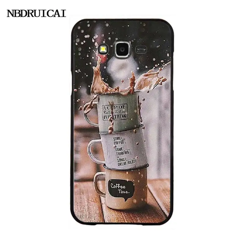 PENGHUWAN A cup of coffee Phone Case Cover For Samsung Galaxy J7 J8 J3 J4 J5 J6 Plus 2018 Prime | Мобильные телефоны и