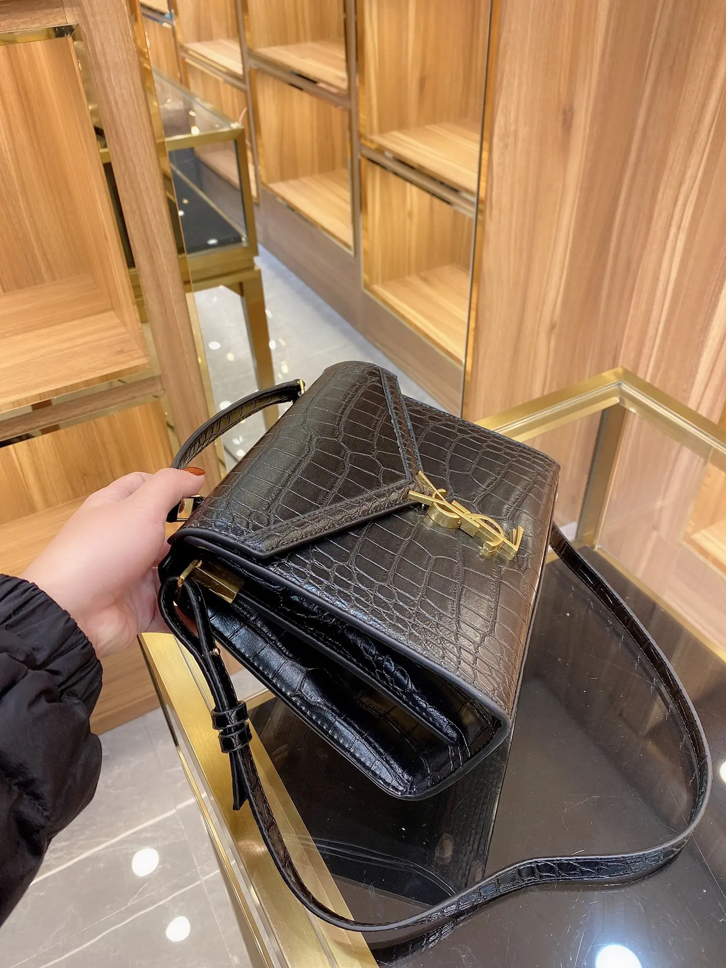 

Bolso de mano para seora, cartera de mano version de alta gama, gran capacidad, verstil, a la moda, de lujo, de seora nueva