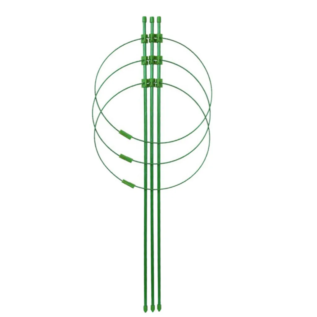 Plant Support Stakes Garden Single Stem Stake Cage Rings For Amaryllis Tomatoes Orchid Lily Peony | Дом и сад