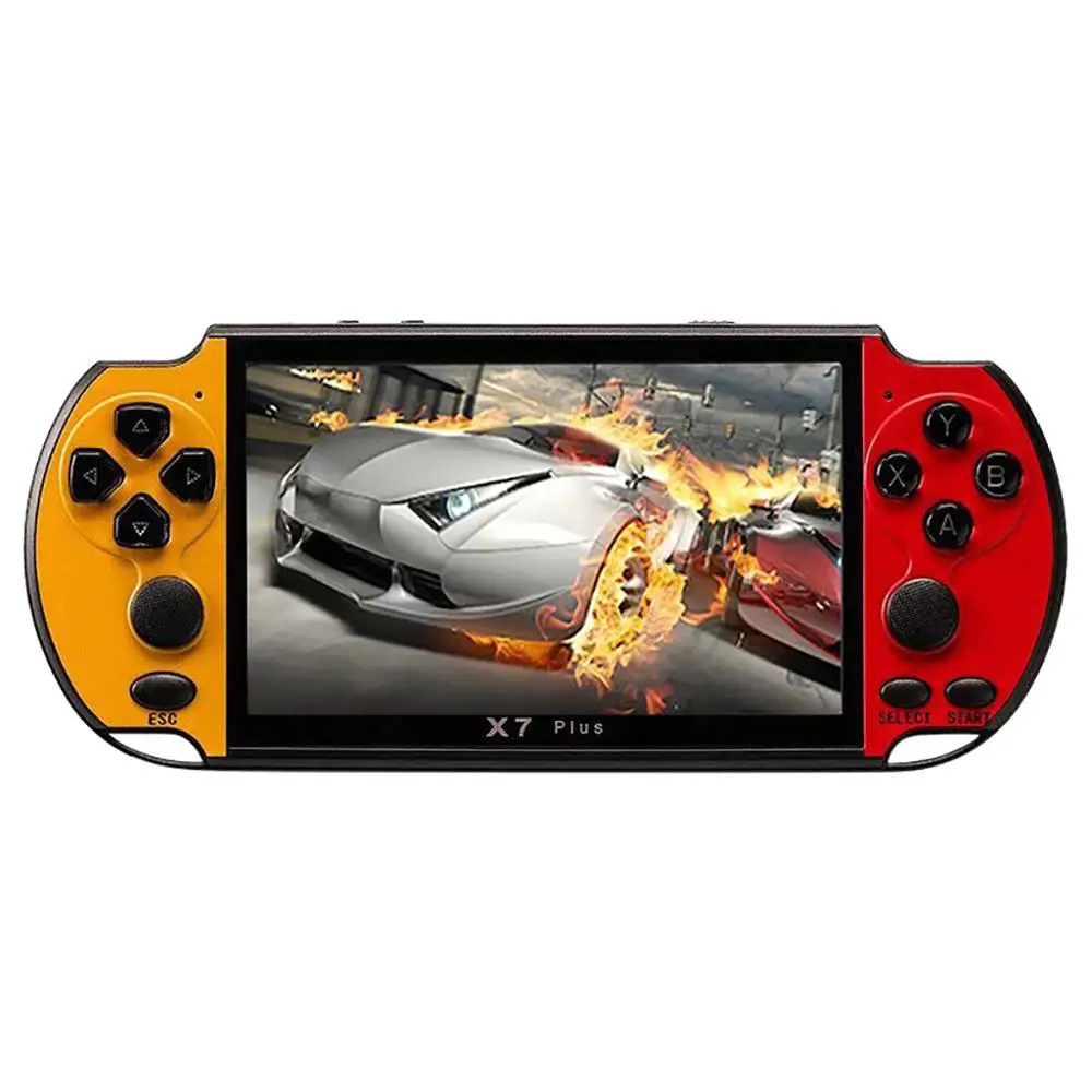 C2 Игровая консоль Ретро Классическая игровая консоль портативная 800 встроенные 4,3 дюймовые игры Consola Ретро портативная игровая - Цвет: C2