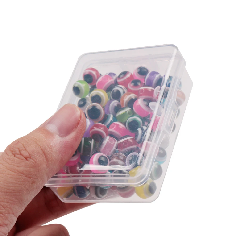 

100pcs/box Fishing Luya Fisheye Bead Bean 6/8mm Fishing Tackle Mixed Color Lures