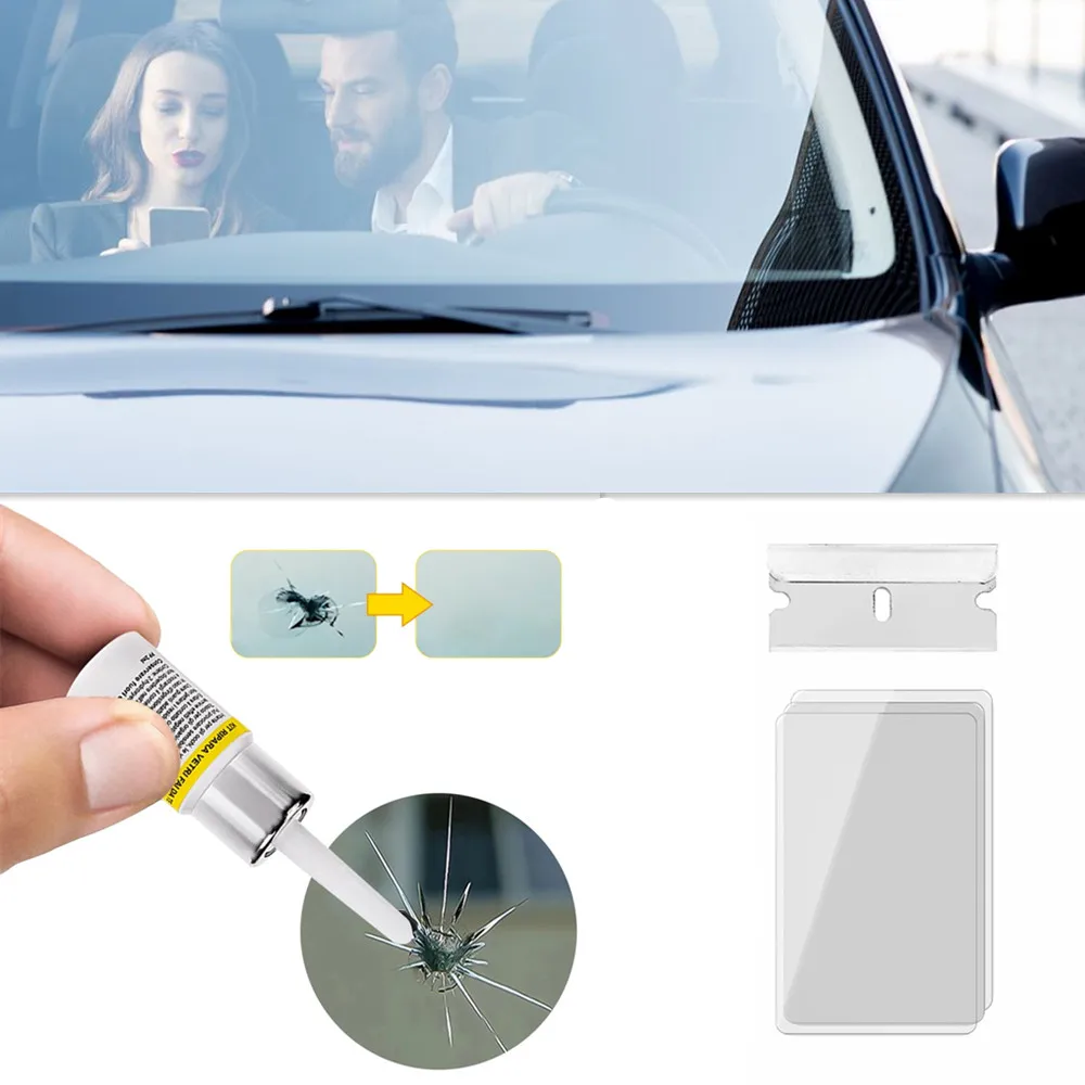 

1Pcs Car Windshield Repair Tool DIY Car Window Repair Tools Window Glass Curing Glue Auto Glass Scratch Crack Restore Kit