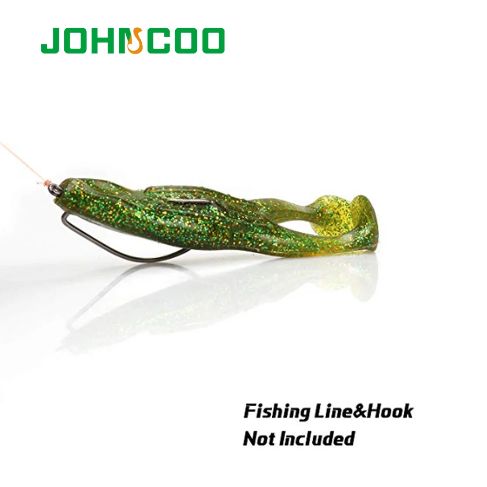 JOHNCOO 3 шт. приманка для рыбы в виде мягкой лягушки рыболовная приманки ловли