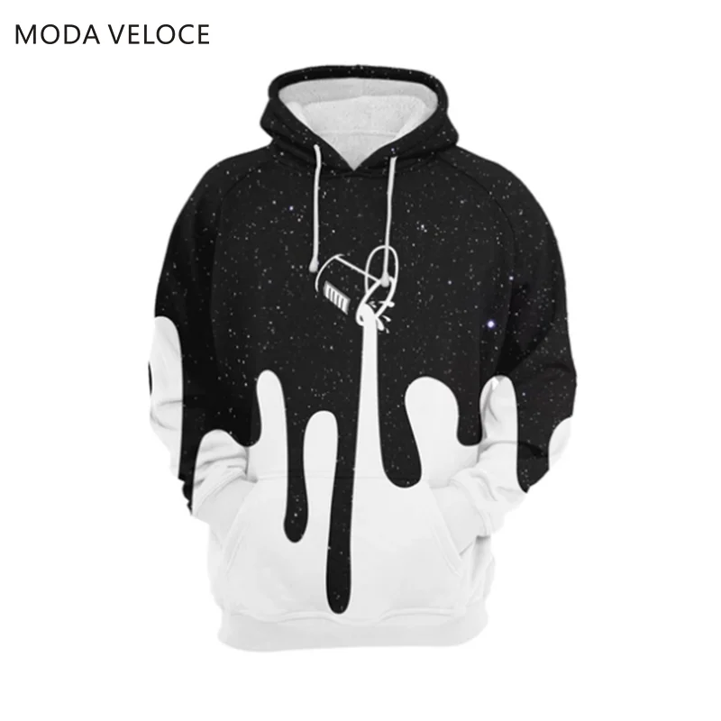 MODAVELOCE Milkyway Universe версия 2 толстовка из полиэстера с шерстью крутые толстовки для
