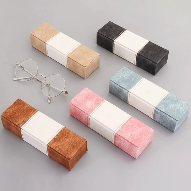 Кожаный Чехол для очков при близорукости небольшой креативный футляр хранения