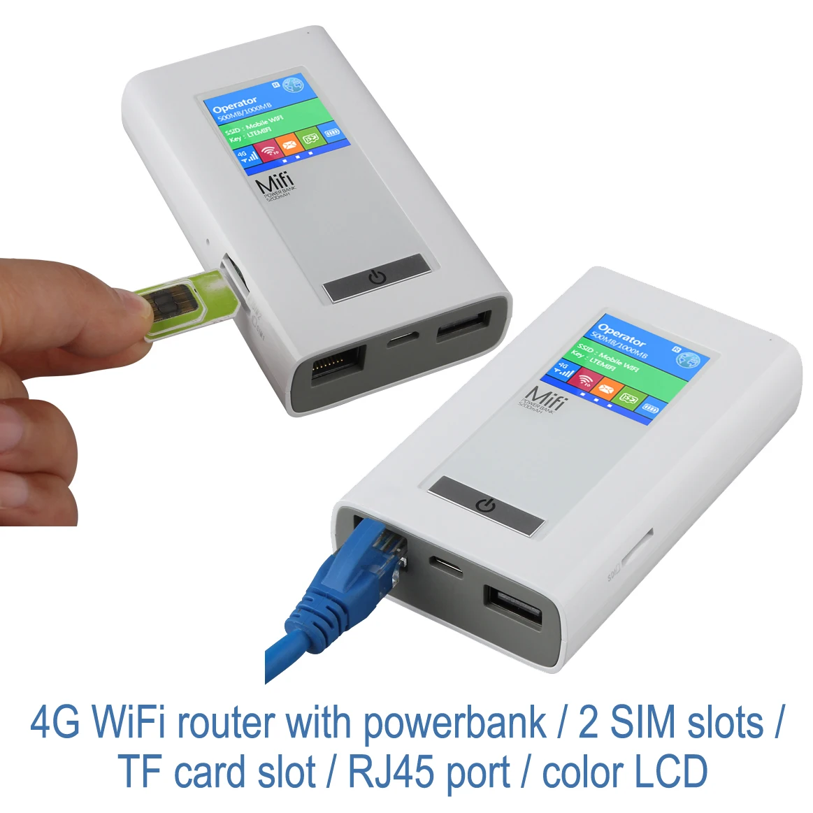 Внешний аккумулятор LR513 на 5200 мА · ч с поддержкой 3G 4G LTE Wi Fi роутер беспроводной