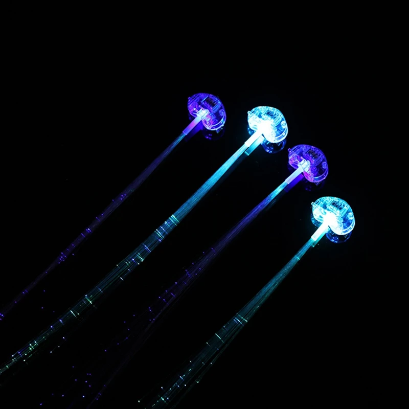 

50 Pcs LED Hair Clip with Light for Wedding/Birthday/Party,Wire Hairpin Luminous Silk Braids,Hair Wear Decoration