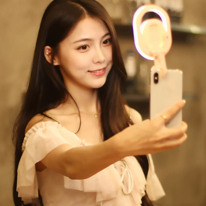 Новый селфи двойной кольцевой заполняющий светильник s широкоугольный Макро