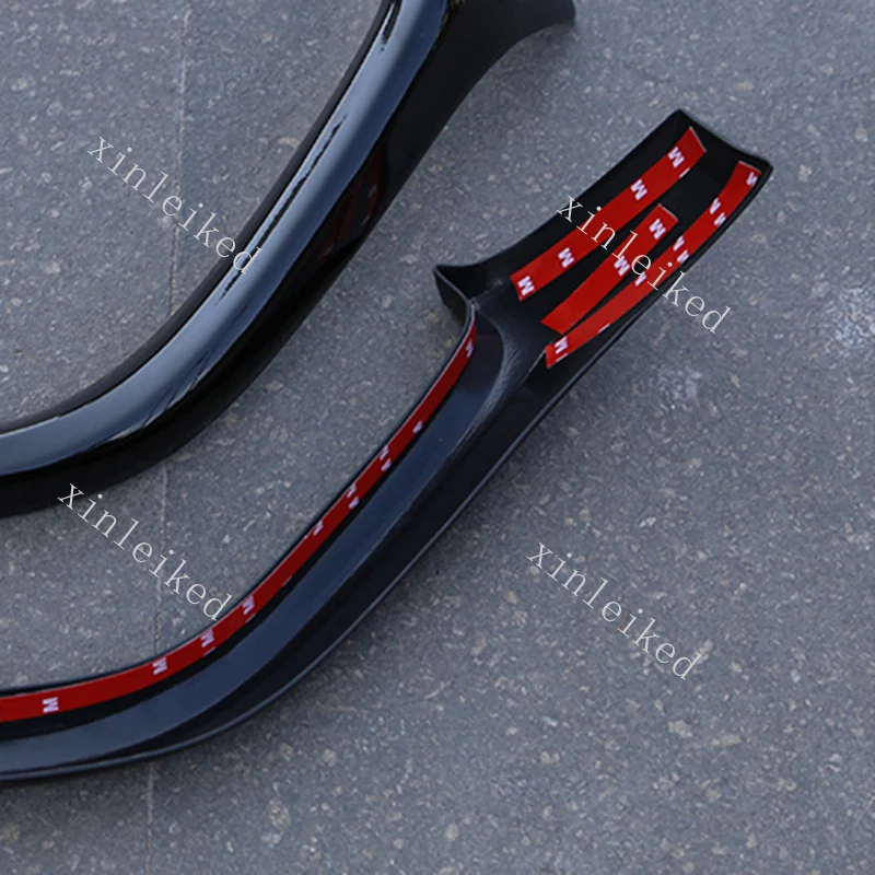 Автомобильный Стайлинг ABS черный передний бампер решетка рама молдинг отделка