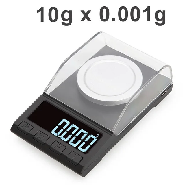 10g 0.001g 0,001 г высокоточные электронные весы 100 г/50 г/20 г цифровые весы драгоценные камни ювелирные бриллиантовые весы портативные лабораторные весы с точностью в миллиграммах - Цвет: 10g 0.001g