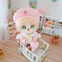 yellow hair 20cm doll with clothes lovely dolls accessories korea kpop exo idol dolls gift diy toys