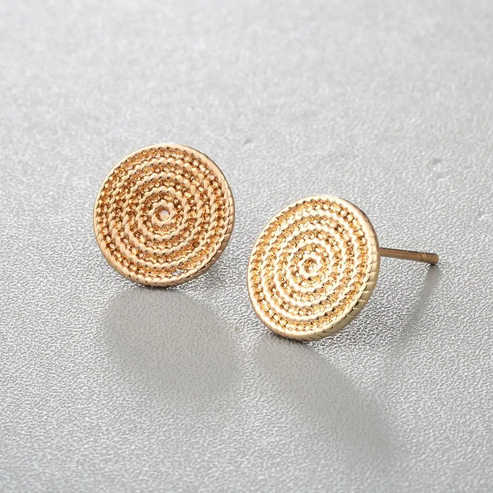 Kinitial Москитная Катушка форма серьги панк стиль Геометрические спиральные