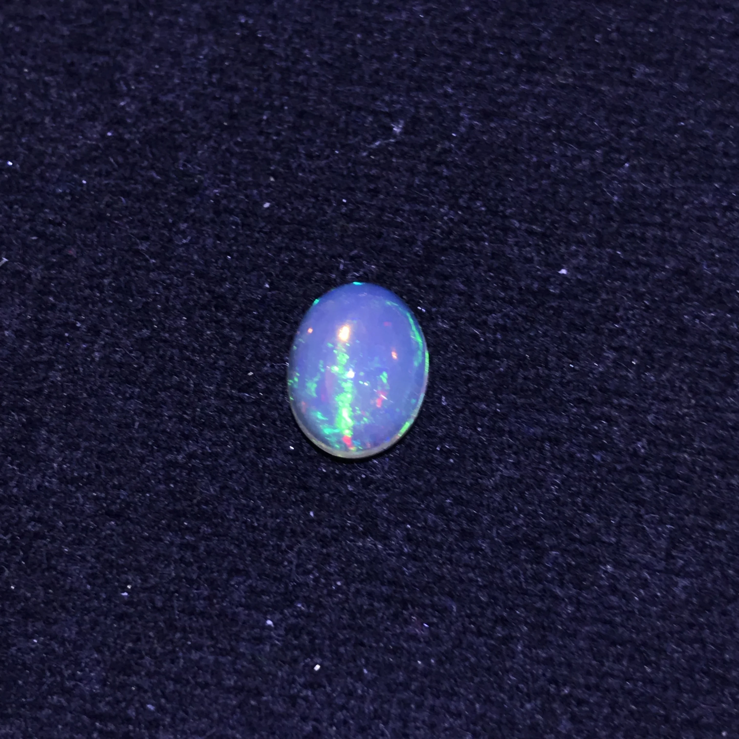Natural ethiopian colorful cuting opal oval 8*10mm top quality natural precious gemstones for 925 sterling silver jewelry
