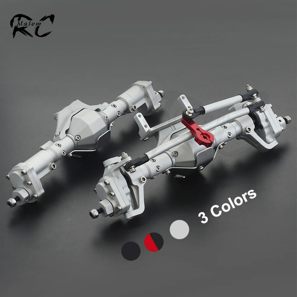 Алюминиевый анодированный портальный мост 30T 8T коническая шестерня для 1/10 RC Rock