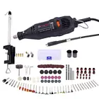 Электрическая мини-ДРЕЛЬ Dremel, гравер, вращающийся инструмент, полировальная машинка, 130 Вт, гравировальная ручка с переменной скоростью, с аксессуарами