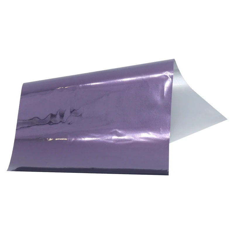 

Gold Silver Purple Hot Stamping Foil Paper Laminator Laminating Transfer on Elegance Laser Printer Craft Paper 50Pcs 8X15cm