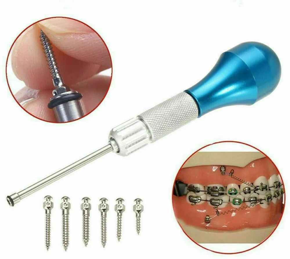13 Size Dental Orthodontic Mini Micro Bone Screws Titanium Screwdriver 10Pcs | Красота и здоровье