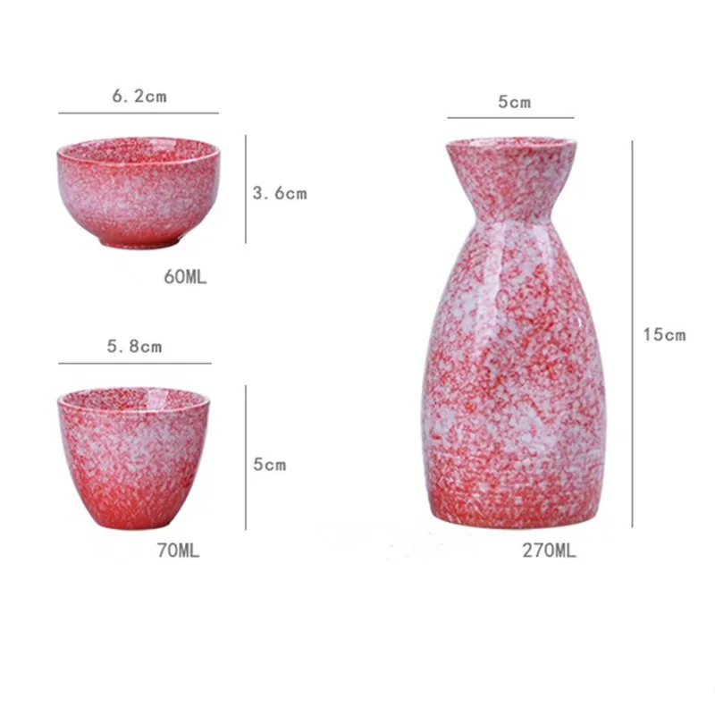 Японская теплая колба для вина желтый набор ликера сакэ керамический кувшин