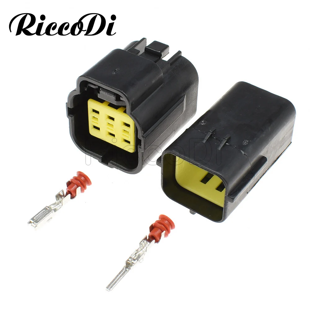 1 20 комплектов 6 Pin/Way 174264 2 174262 Штекерный водонепроницаемый соединитель для