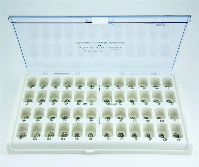 KTR вторая Первичная детская преформированная молярная коронка из нержавеющей