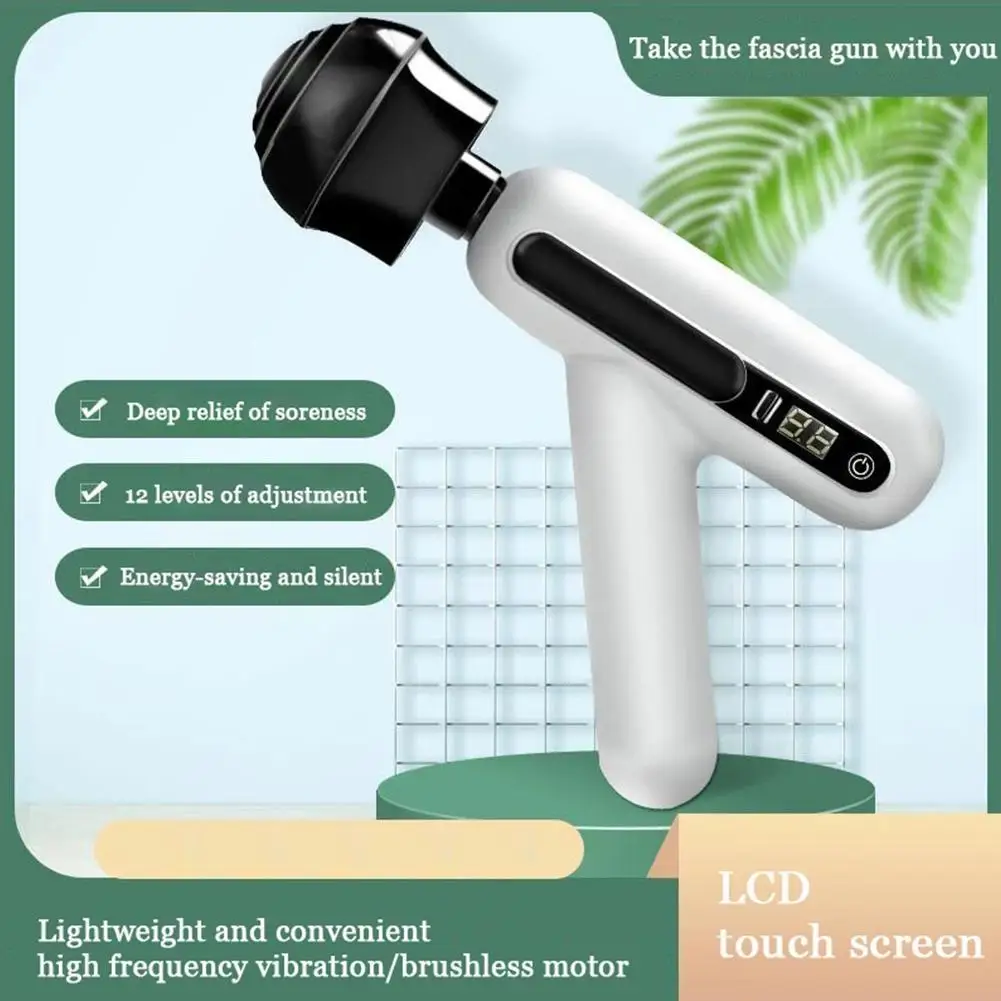 

Mini Portable Massager Usb Charging Electric Fascia Fitness Machine Gun Exercise Muscle Multi-function Relaxation Neck Memb C1S6