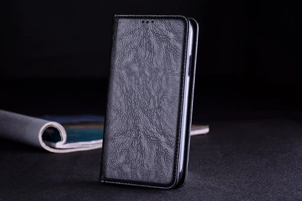 Для huawei Y7 чехол Роскошный кожаный флип-чехол с подставкой слот для карт чехол для телефона s для huawei Y7 funda без магнита
