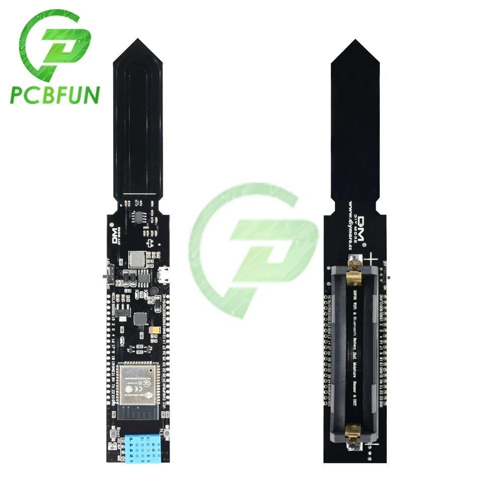 ESP32 DHT11 CP2104 WIFI Bluetooth модуль температуры и влажности почвы с держателем батареи 18650