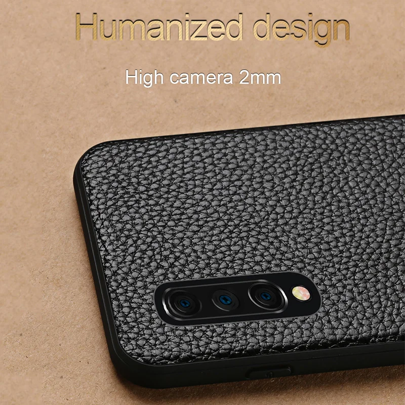 Роскошный кожаный чехол для xiaomi mi 8 lite A2 A1 9T 9 SE противоударный настоящая кожа