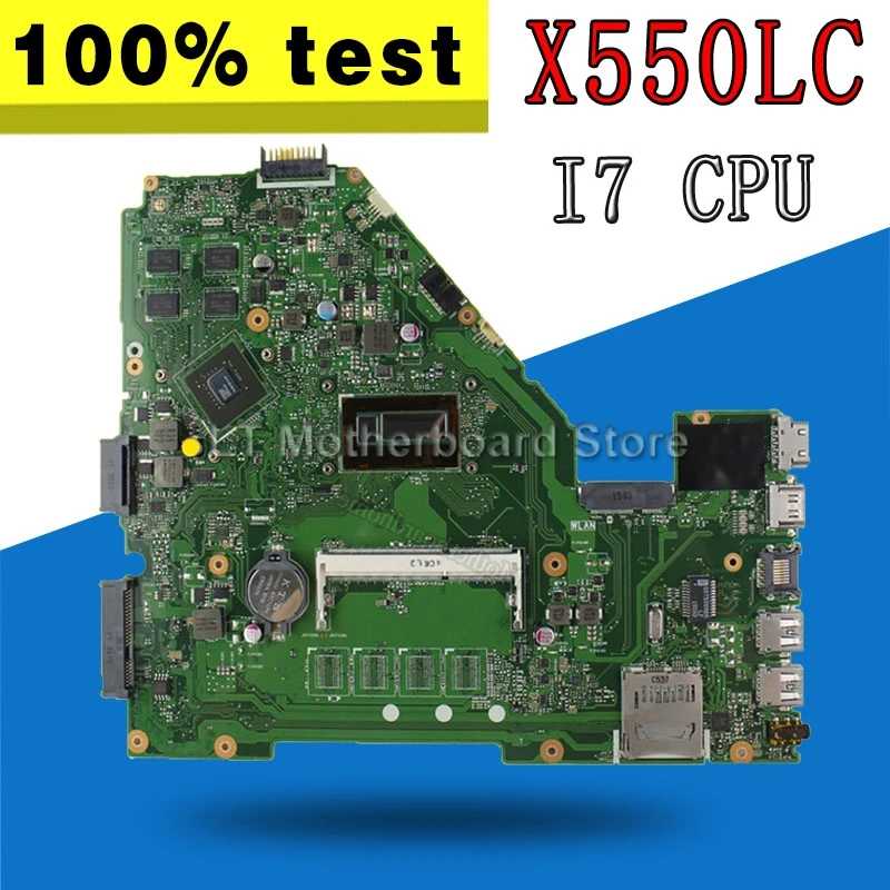 

X550LC материнская плата I7 CPU для For Asus X550LC X550lb A550LB A550LC X550LN материнская плата для ноутбука X550LC материнская плата X550LC материнская плата