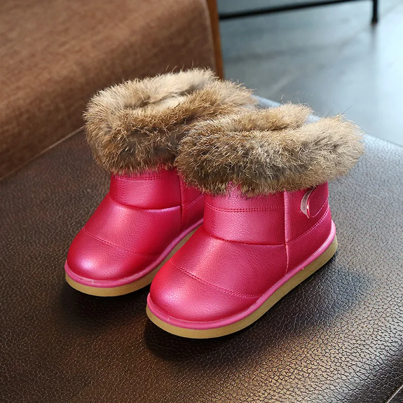 ENWAYEL 2020 г. зимняя детская обувь для девочек очень теплые зимние ботинки на меху