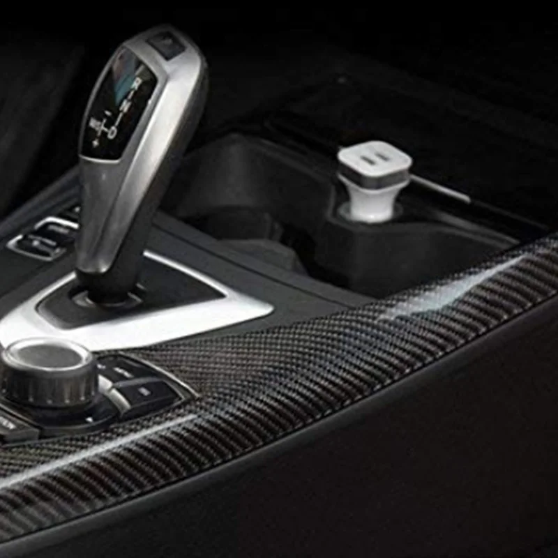 

for Bmw F20 F21 Carbon Fiber Multimedia Button Panel Cover Interior Trim Car Styling Sticker 1 Series 116i 118i Accessories