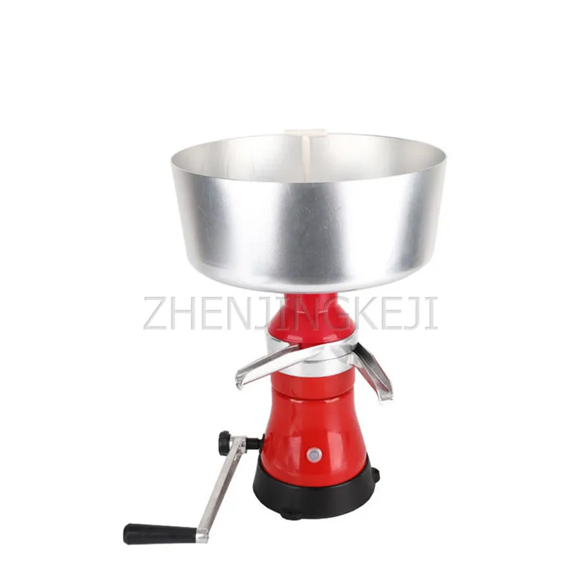 

Commercial Manual Milk Separator High Speed Crisp Oil Machine 300W Small Industrial Disc Separator Food Processing Equipment
