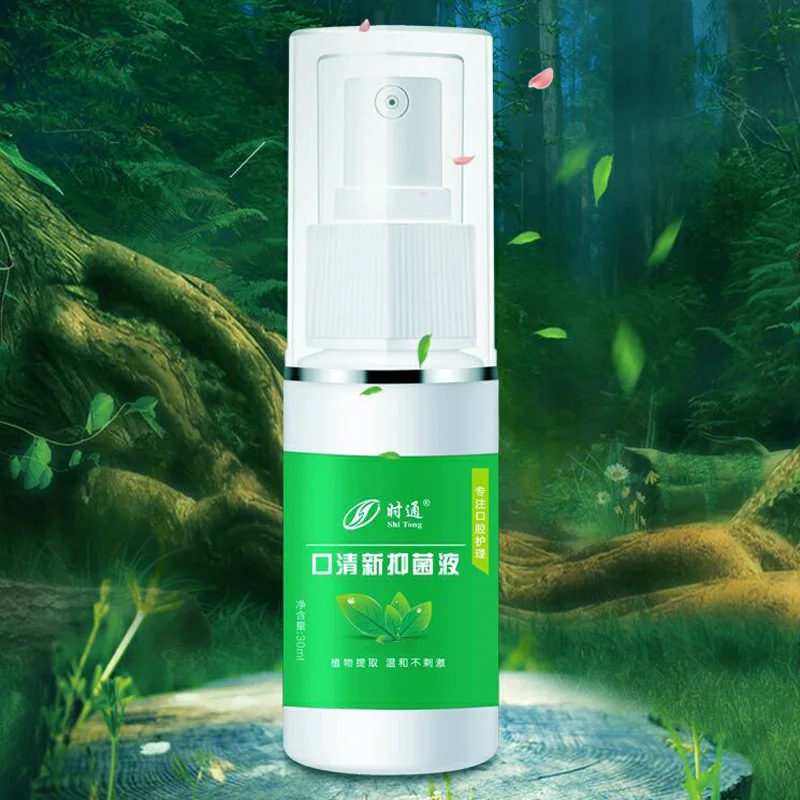 

30g Breath Freshener Spray Oral Odor Treatment Spray Refresher for Bad Breath Oral Care M88