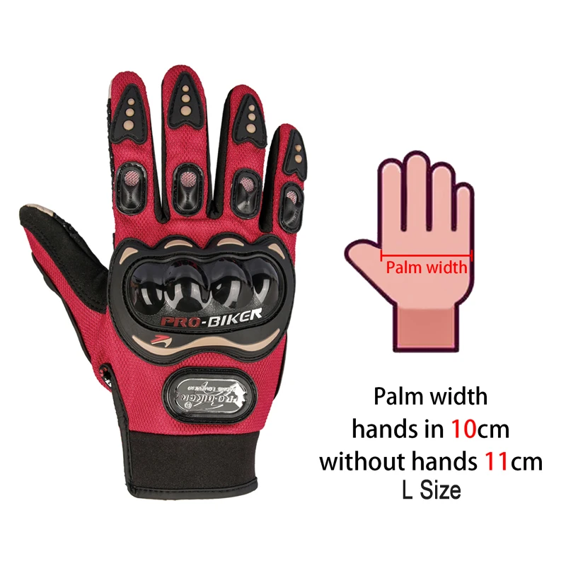Профессиональные мотоциклетные сенсорные перчатки с пальцами для занятий