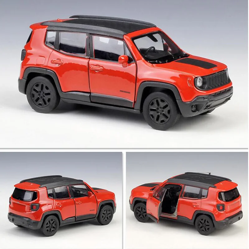 Модель автомобиля из металлического сплава JEEP Renegade Trailhawk модель игрушечного