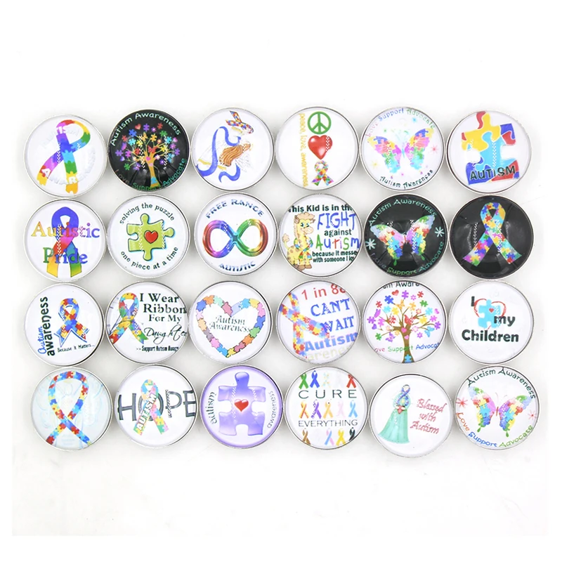 24 шт. сменные ювелирные изделия 18 мм|jewelry glass|18mm snapssnaps glass |