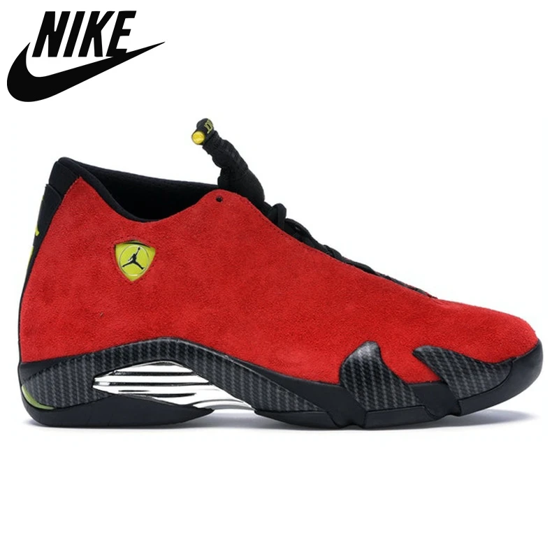 Оригинальные спортивные мужские кроссовки SCHNIKE Air Jordan 14 в стиле  ретро, красные, Торо, вызов, черные баскетбольные кроссовки | Спорт и  развлечения | АлиЭкспресс