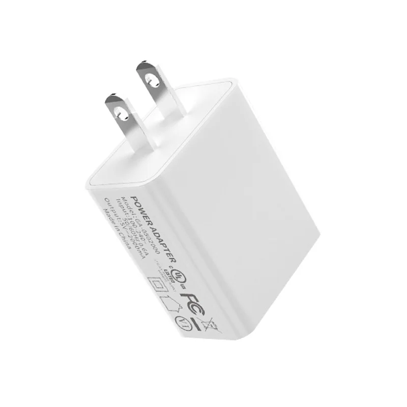 Дорожный настенный адаптер 2 а с USB-портом для быстрой зарядки электрическая