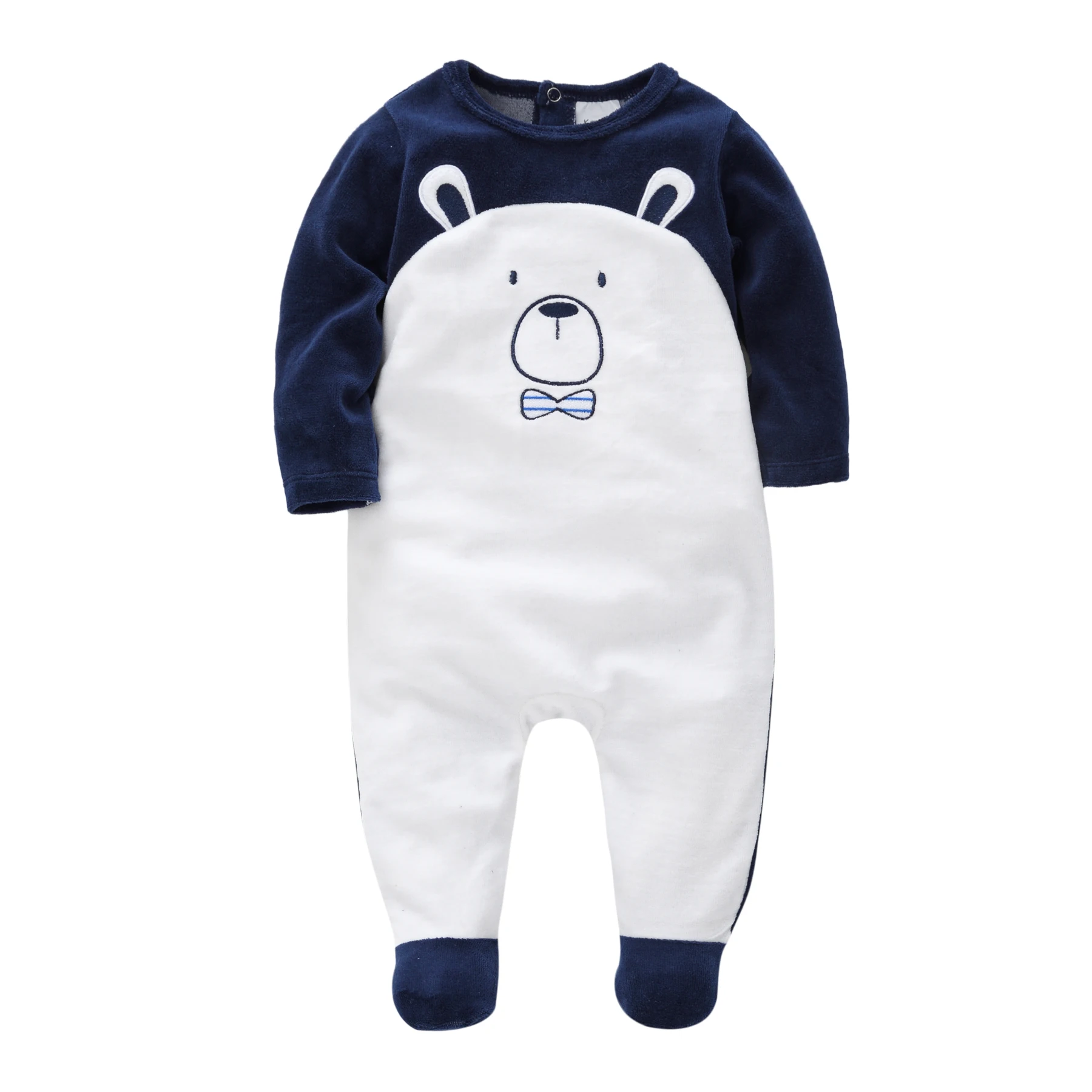 2022 Winter Newborn Baby Boys Romper Bebe Fille Onesies Velvet Warm Jumpsuit Baby Girls Clothing Toddler Clothing Roupa De Bebes