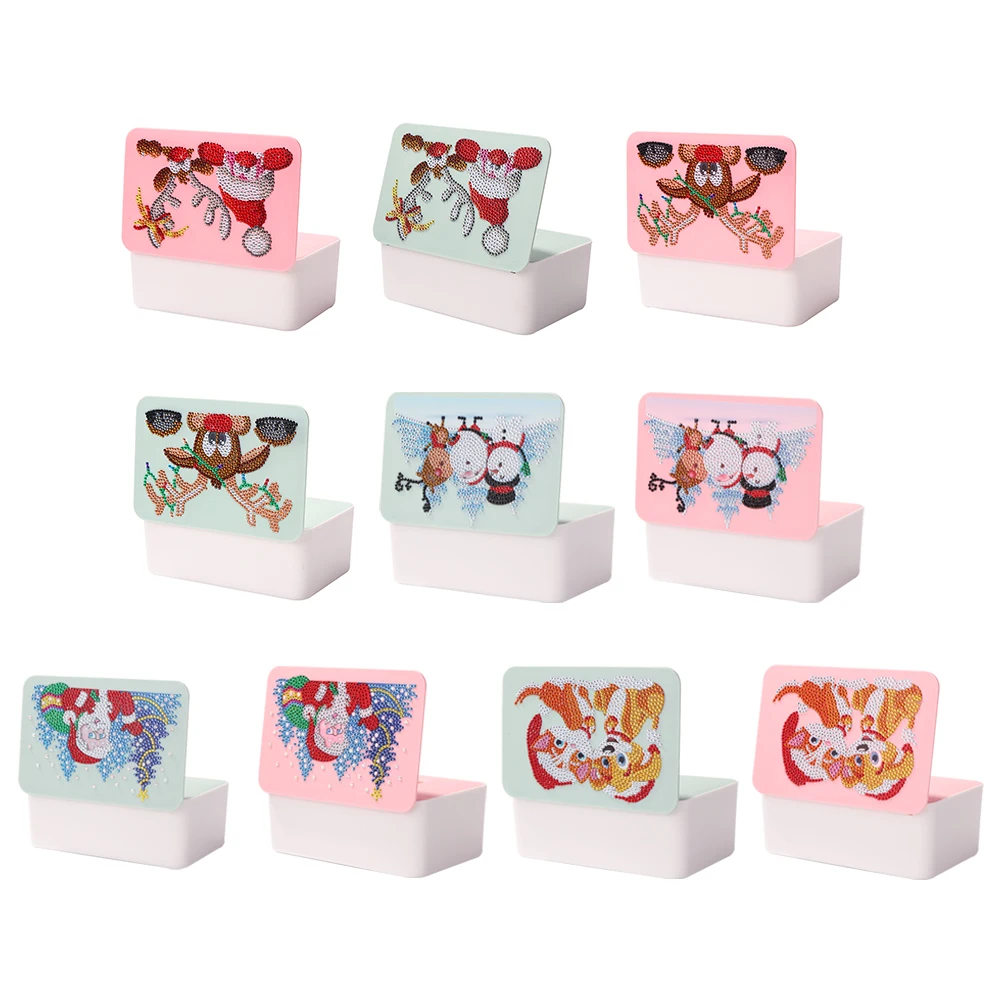 

Коробка «сделай сам», коробка для салфеток для алмазной живописи, коробка для салфеток 5D для алмазной живописи, пластиковая коробка для хра...