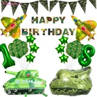 Воздушный шар, 12 дюймов, камуфляж латексные шары, военная тематика, истребитель, танк, полиция, шар из фольги, набивной синий, зеленый, декор для свадебной вечеринки