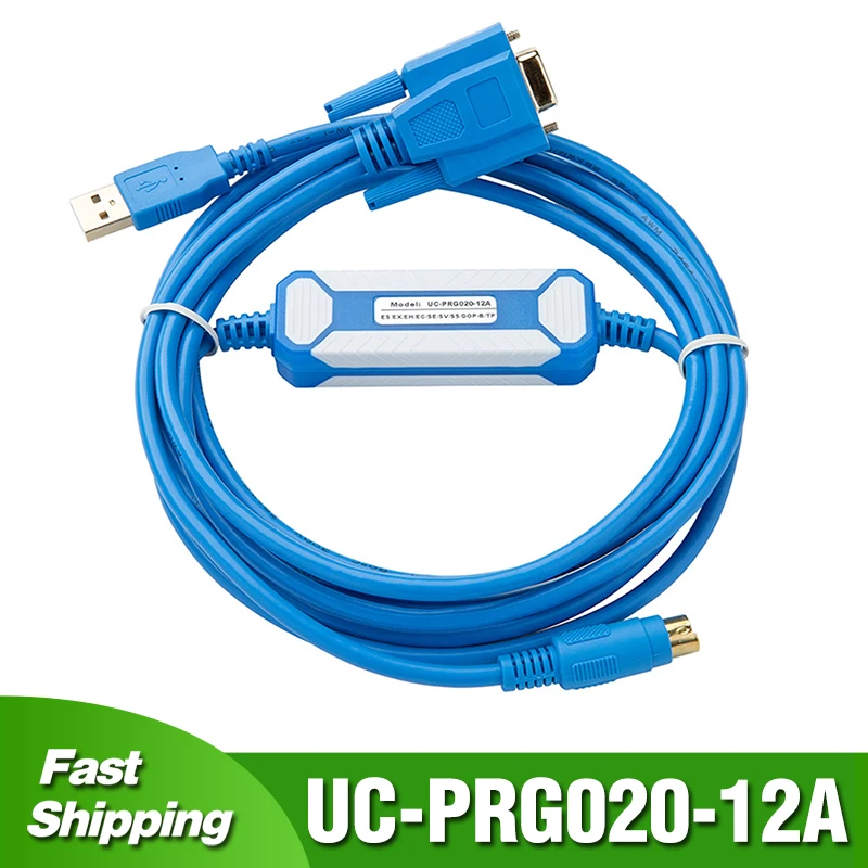 UC PRG020 12A USB преобразования RS 232 Для Delta DVP PLC Кабель для программирования IFD6601Download линия Быстрая доставка|Кабели