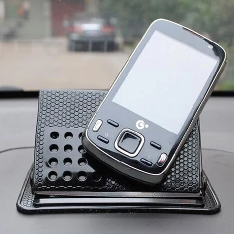 Силиконовый 360 Вращающийся держатель для телефона нескользящий коврик