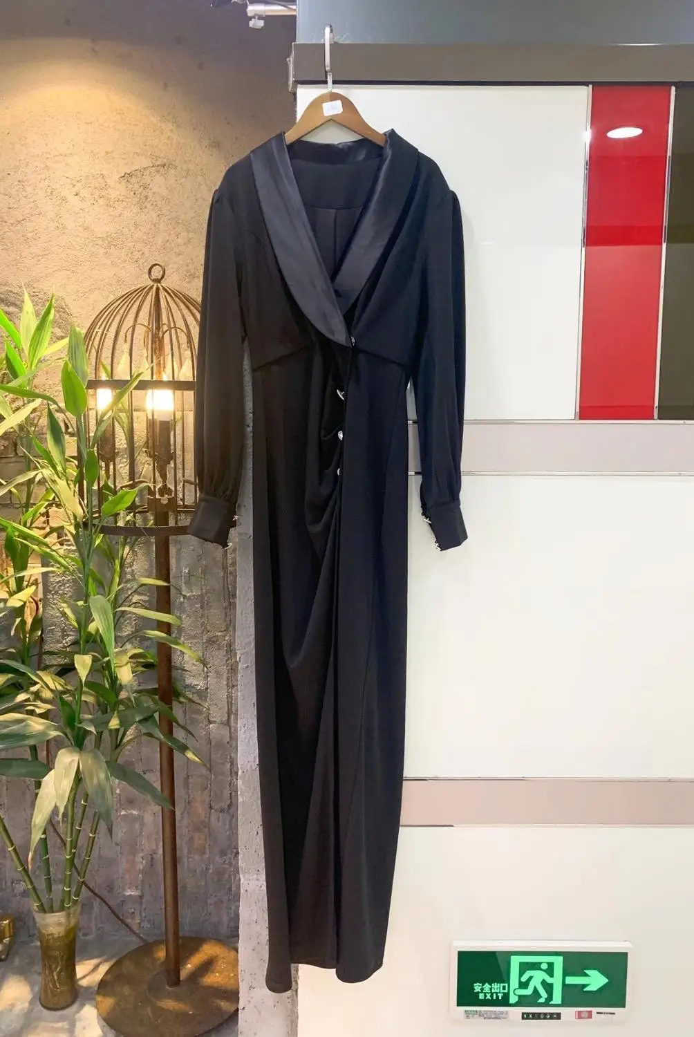 

Women Winter Fashion Sexy Long Sleeve Split Black Bodycon Dress 2020 Elegant Bodycon Evening Elegant Party Dress Vestidos