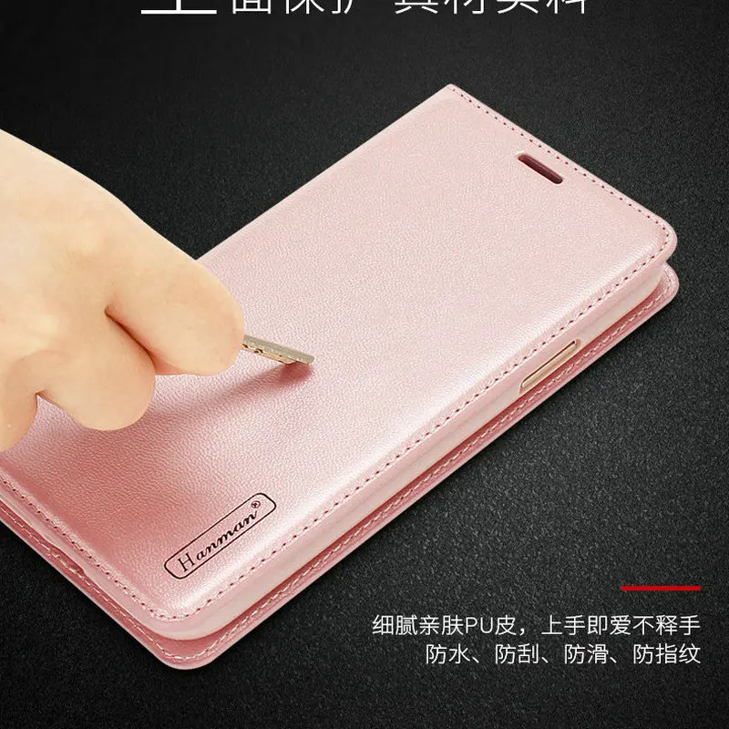 Hanman кожаный чехол для Xiaomi Redmi Note 9S 9 9t 8 Pro 8T бумажник Mi 11 Lite 9T A3 флип 8A 7A
